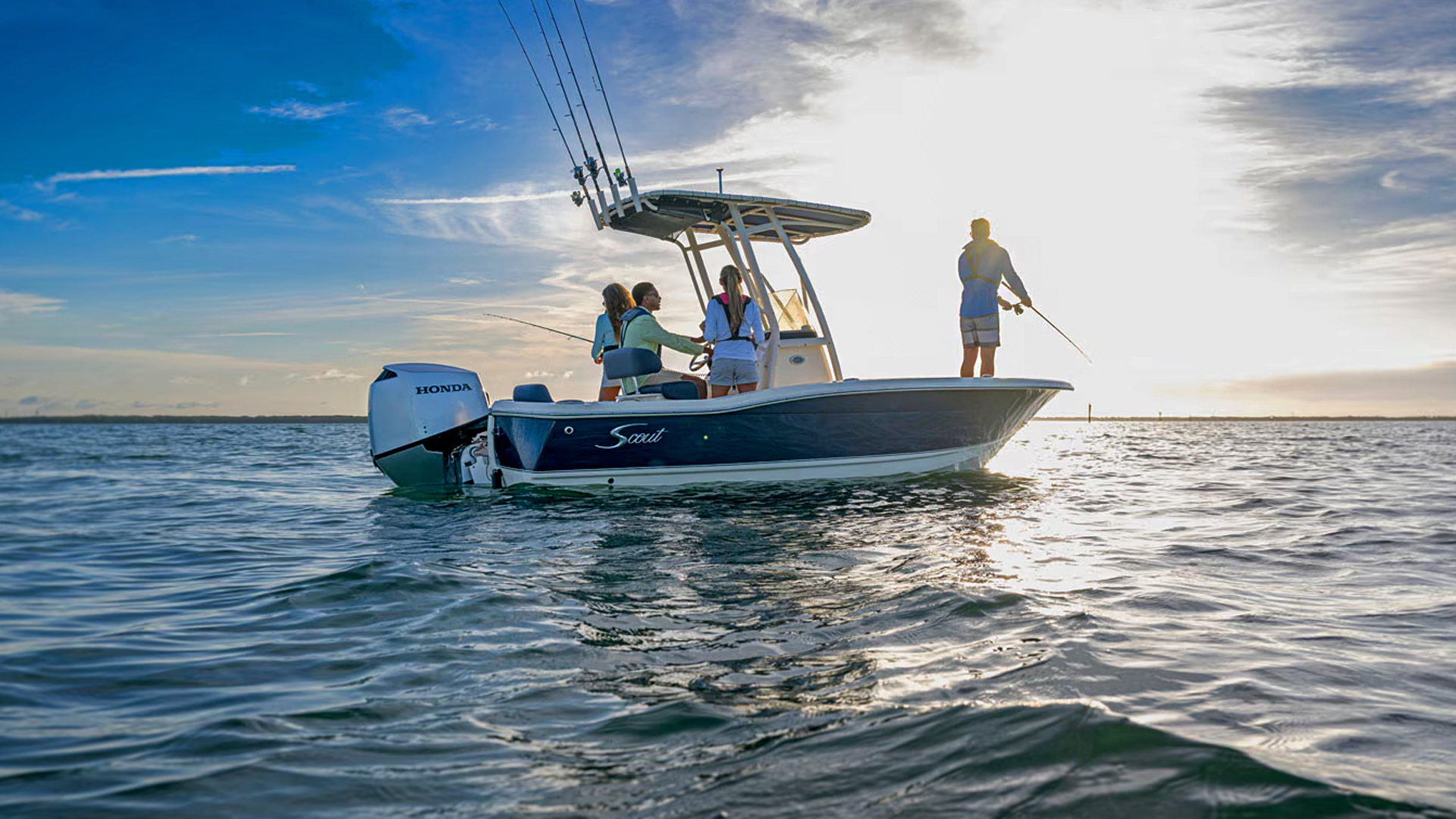Honda Marine Center Console Scout Boat